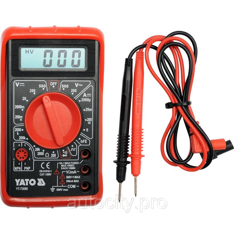 Мультиметр цифровий YT-73080 YATO
