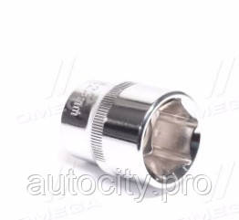 Головка 1/2" 23 мм * 38 мм, Cr-V (шестигранна) INTERTOOL