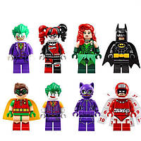 Набор человечки Джокер Бетмен Марвел фигурки лего lego 8 штук Marvel мини фигурка