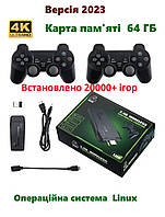 Игровая приставка Data Frog Y3 Lite 64 ГБ M8 Game Stick HDMI 4K 2,4G 20000+ игр PS1, Dendy, Sega Play Station1