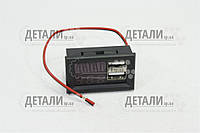 Вольтметр врізний 12-24V (з 2 USB-QC, 3,1А) EURO SPORT