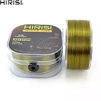 Нейлоновая леска Hirisi 350 м 0.35 мм 18 lb 8.1 кг цвет оливковый