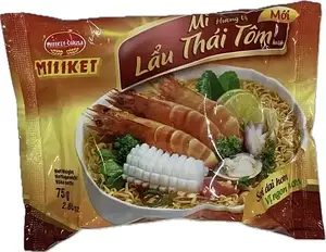 В'єтнамська локшина швидкого приготування Miliket зі смаком Том Яму з креветками 75 г