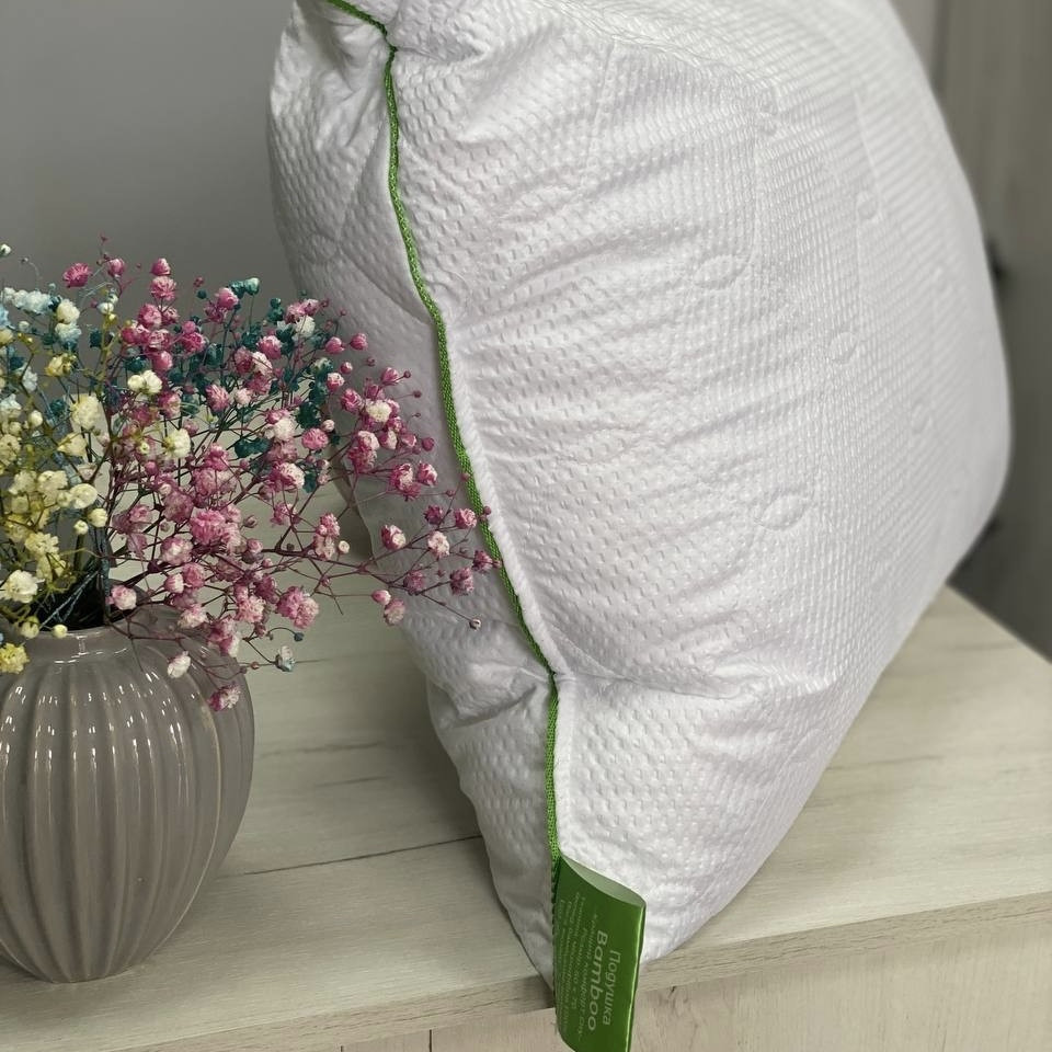 Подушка BAMBOO Розмір подушки 50×70 Наповнювач - Бамбукове волокно, фото 1