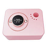 Рожевий фрезер BQ-107 на акумуляторі, 50 Вт - 35000 об/хв. для манікюру та педикюру, фото 2