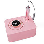 Рожевий фрезер BQ-107 на акумуляторі, 50 Вт - 35000 об/хв. для манікюру та педикюру, фото 5