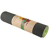 Килимок для фітнесу та йоги TPE (термопластичний еластомер) 183x61x0,6см 5415-2, фото 8