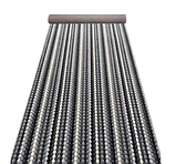 Ковролін на  гумовій основі чорний/білий/сірий MULTI STRIPE 6927, фото 5