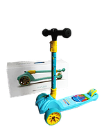 Детский трехколесный самокат Scooter MAXI Monsters Engkid