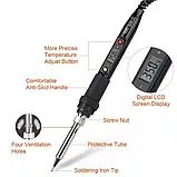 Паяльник JCD 908S 80W з електронним регулюванням+мідні жала, фото 5