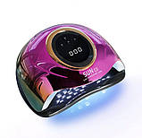 Лампа UV/LED C3x Chrom на 248 Вт., з дисплеєм та датчиком руху - для манікюру та педикюру, фото 3