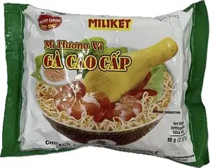В'єтнамська локшина швидкого приготування Miliket зі смаком курки 80 г