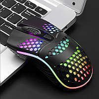Мышка игровая Optical Mouse LED KW-10 легкая геймерская мышь с подсветкой - проводная мышка для ПК (ST)