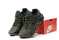Мужские кроссовки весна лето хаки Nike Air Max TN Plus Khaki. Обувь мужская для бега олива Найк Аир Макс ТН 40