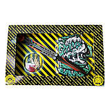 Набір іграшок STANDOFF 2 "Ніж Метелик Black Widow & Рукавиці Troglodyte", дерев'яна іграшкова зброя, фото 3