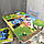 Столик дитячий 2 стільчика 1-5 рочків Синій трактор, столик для малювання, столик дитячий для хлопчика, фото 4