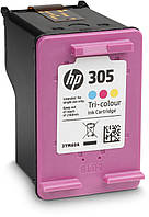 Картридж HP 305 Color Ink (3YM60AE) Разноцветный струйный картридж. Оригинал.100 страниц