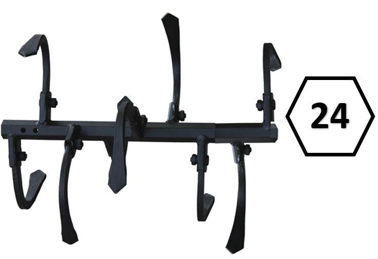 Фреза ротоватор HUSQVARNA для важкого грунту (під вісь 24мм шестигранник), фото 1