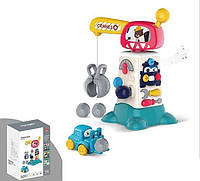Розвиваюча іграшка Toysclub "Маленький кранівник" музичний кран з машинкою та інструментами
