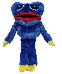 Хаггі Ваггі Huggy Wuggy Монстр Poppy Playtime синя ручна лялька 50 см