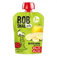 Пюре детское яблоко-банан 90г Bob Snail