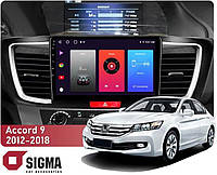 Штатная магнитола Sigma F10216 2+32 Gb Honda Accord 9 CR 2012-2018 10"