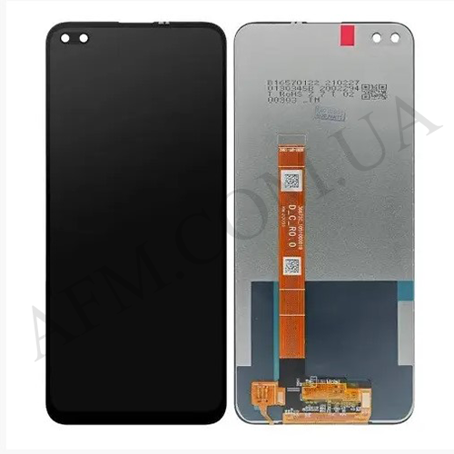 Дисплей (LCD) Realme 6 Pro/ Oppo A92s/ Reno 4 Z 5G чёрный - фото 1 - id-p2062652971