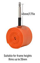 Велокамера ThinkRider для шосейних велосипедів 700 x 18/32C F/V (пара) TPU, фото 2