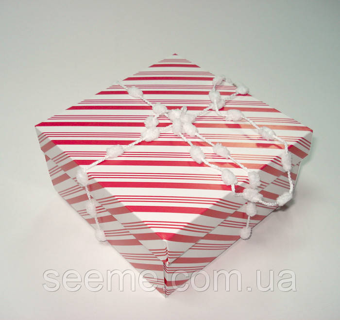 Коробка подарункова 140x140x70 мм., фото 1