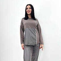 Повсякденний костюм з блискавками "Skylar" | Норма і батал| Розпродаж моделі, фото 5