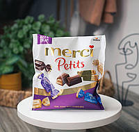 Шоколадные конфеты с начинкой Merci Petits Milk Cream Collection 125г. Германия