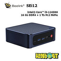 Beelink SEi12 Mini PC Intel® Core i5-12450H, 16GB+1TB