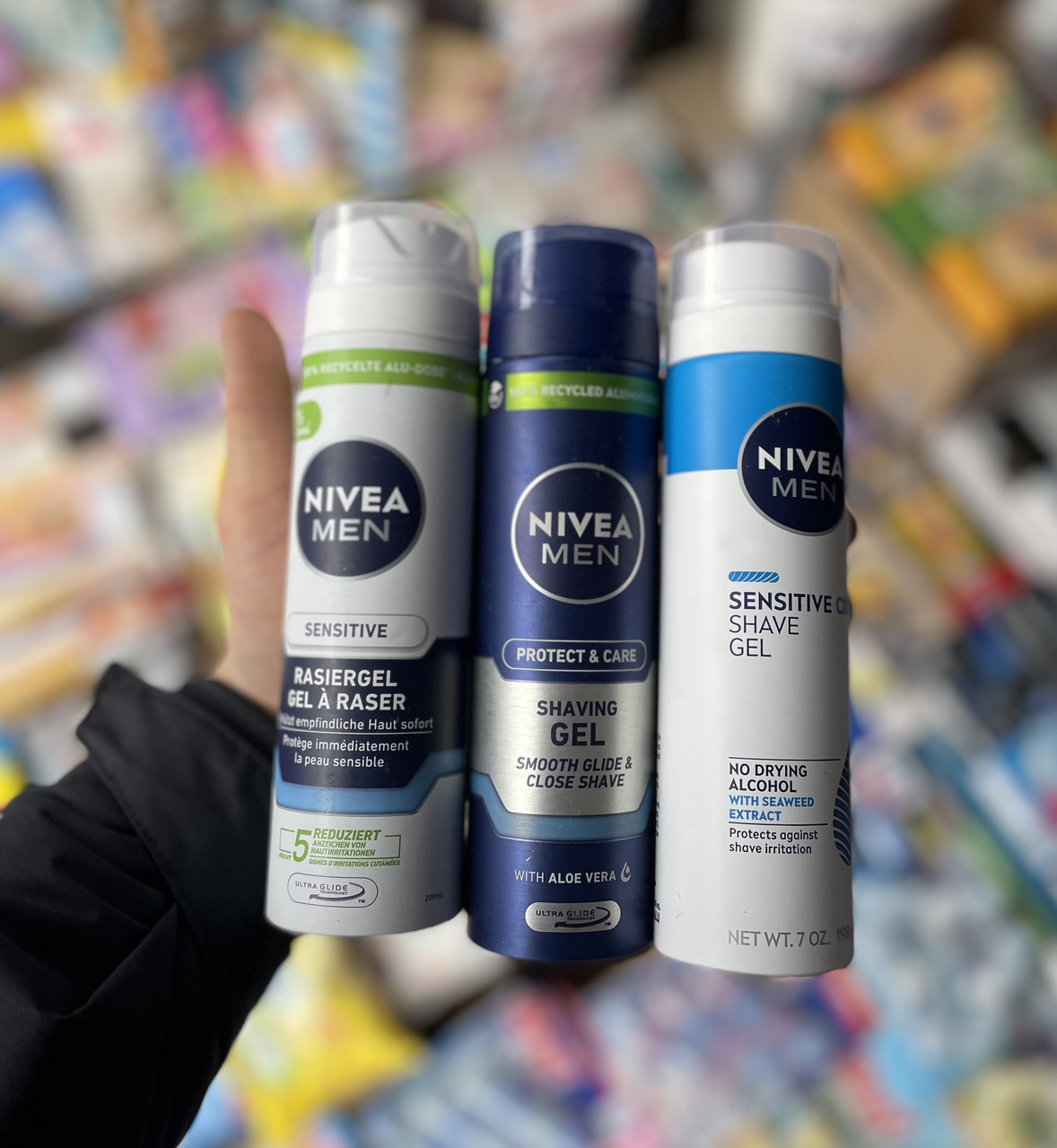 Зволожуючий гель для гоління Nivea Men Класичний з алое вера та провітаміном В5 200 мл, фото 1