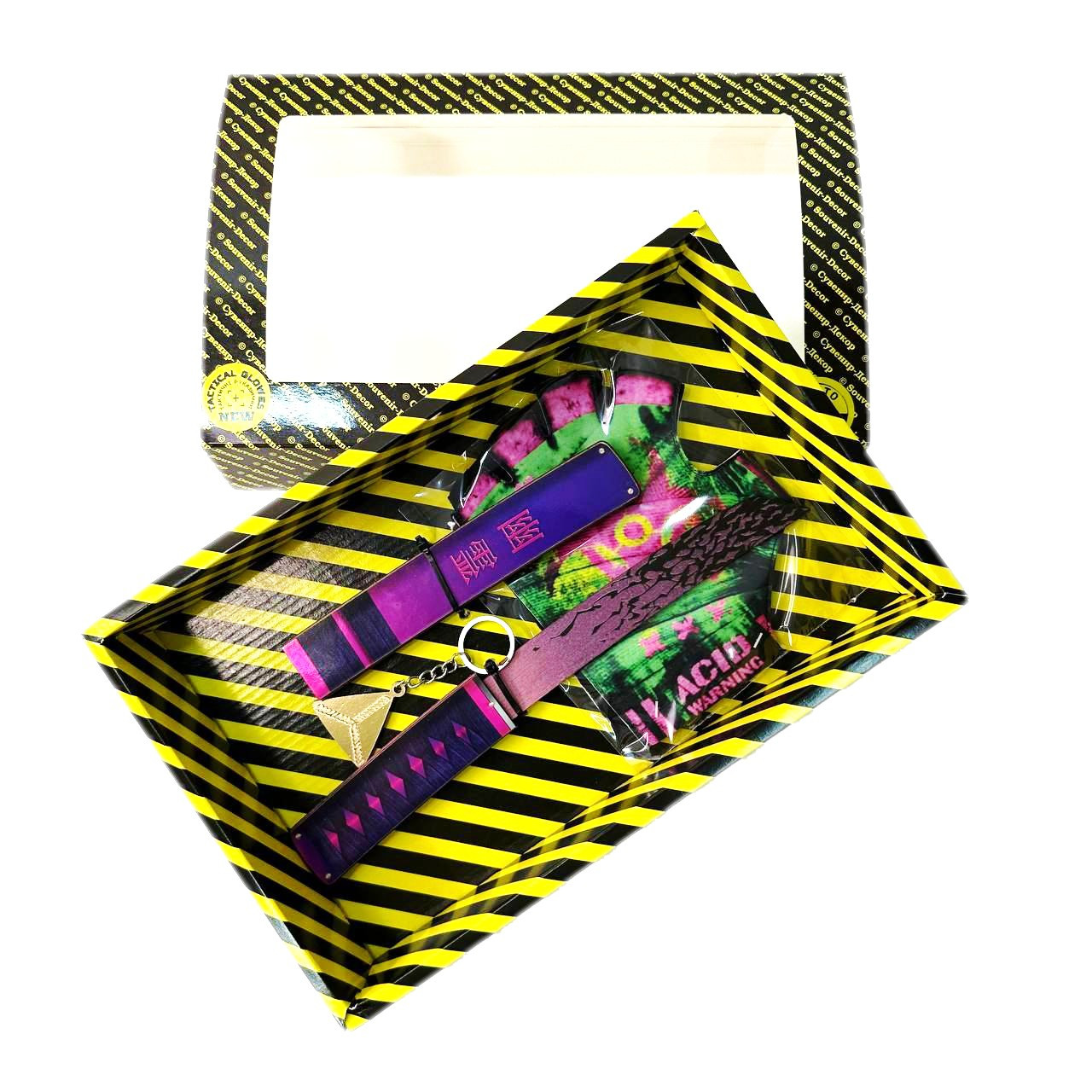 Набір іграшок STANDOFF 2 "Ніж Танто Restless & Рукавиці Acid", дерев'яна іграшкова зброя, фото 1