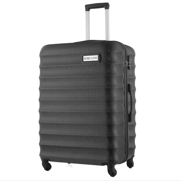 Дорожня Валіза на колесах для подорожей Semi Line 26" (L) Black (T5576-5) Польща