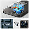 Захисне скло Spigen для камери iPhone 16/15/14 Pro & Pro Max - EZ Fit Optik Pro (2шт), Clear (AGL06914), фото 3