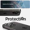 Захисне скло Spigen для камери iPhone 16/15/14 Pro & Pro Max - EZ Fit Optik Pro (2шт), Clear (AGL06914), фото 7
