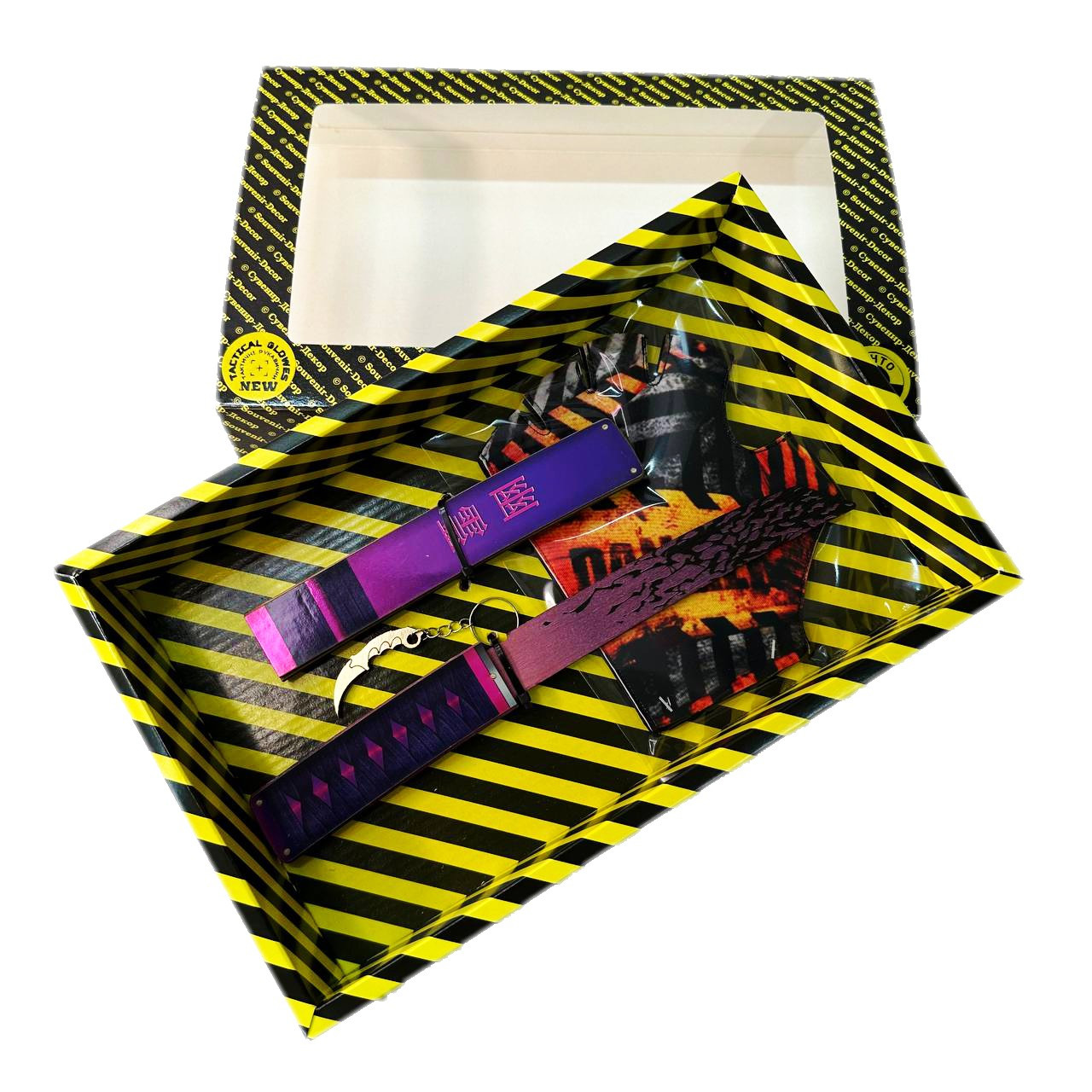 Набір іграшок STANDOFF 2 "Ніж Танто Restless & Рукавиці Handcraft", дерев'яна іграшкова зброя, фото 1