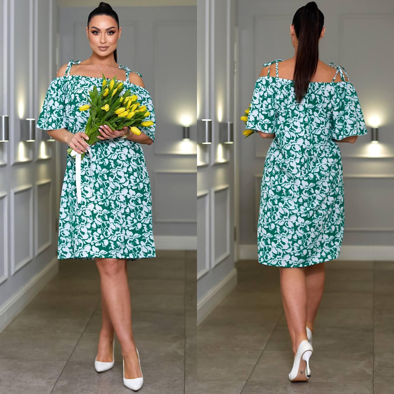 Плаття з відкритими плечима, фото 1