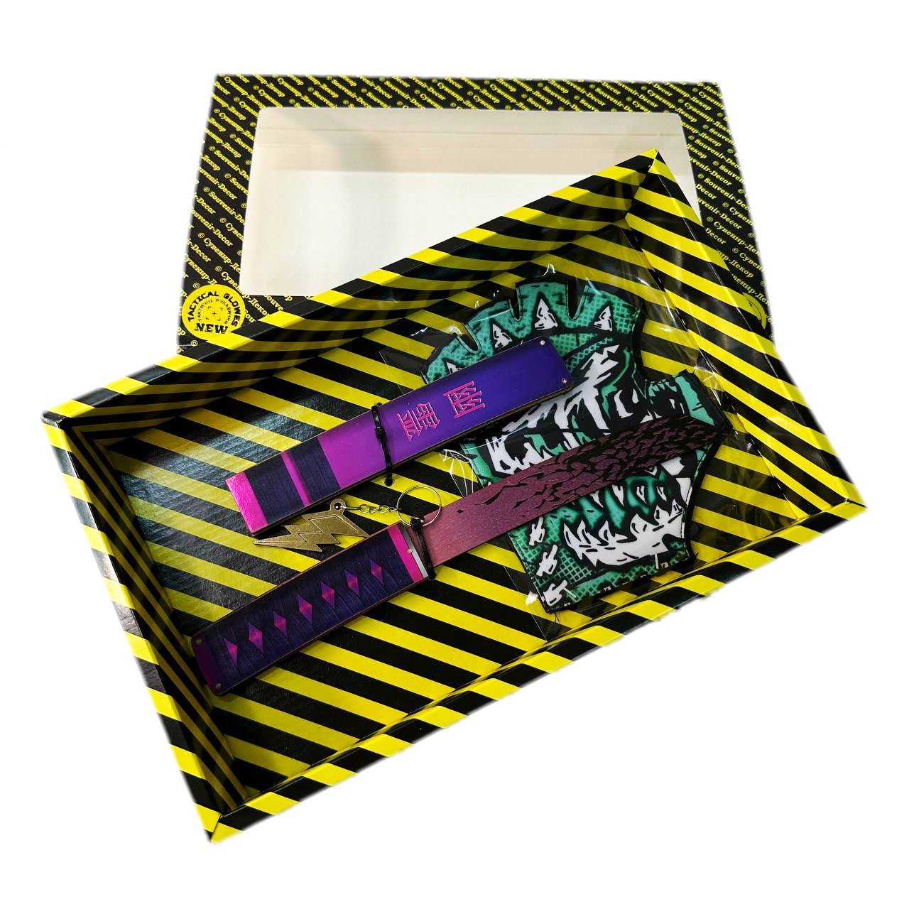 Набір іграшок STANDOFF 2 "Ніж Танто Restless & Рукавиці Troglodyte", дерев'яна іграшкова зброя, фото 1