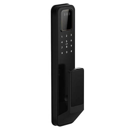 Розумний дверний біометричний замок (відбиток пальця + біометрія обличчя) SEVEN LOCK SL-7769BFF black, фото 2