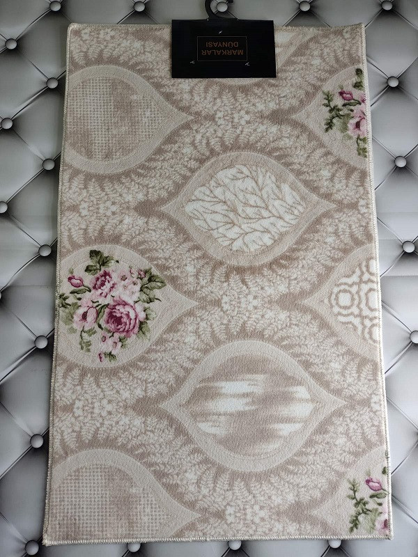 Килимки у ванну кімнату прогумовані Pasa home3 Велюр Поліестер набір 2 шт., фото 1