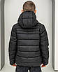 Демісезонна куртка для хлопчиків від виробника 122-158 сірий, фото 6