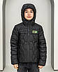 Демісезонна куртка для хлопчиків від виробника 122-158 сірий, фото 8