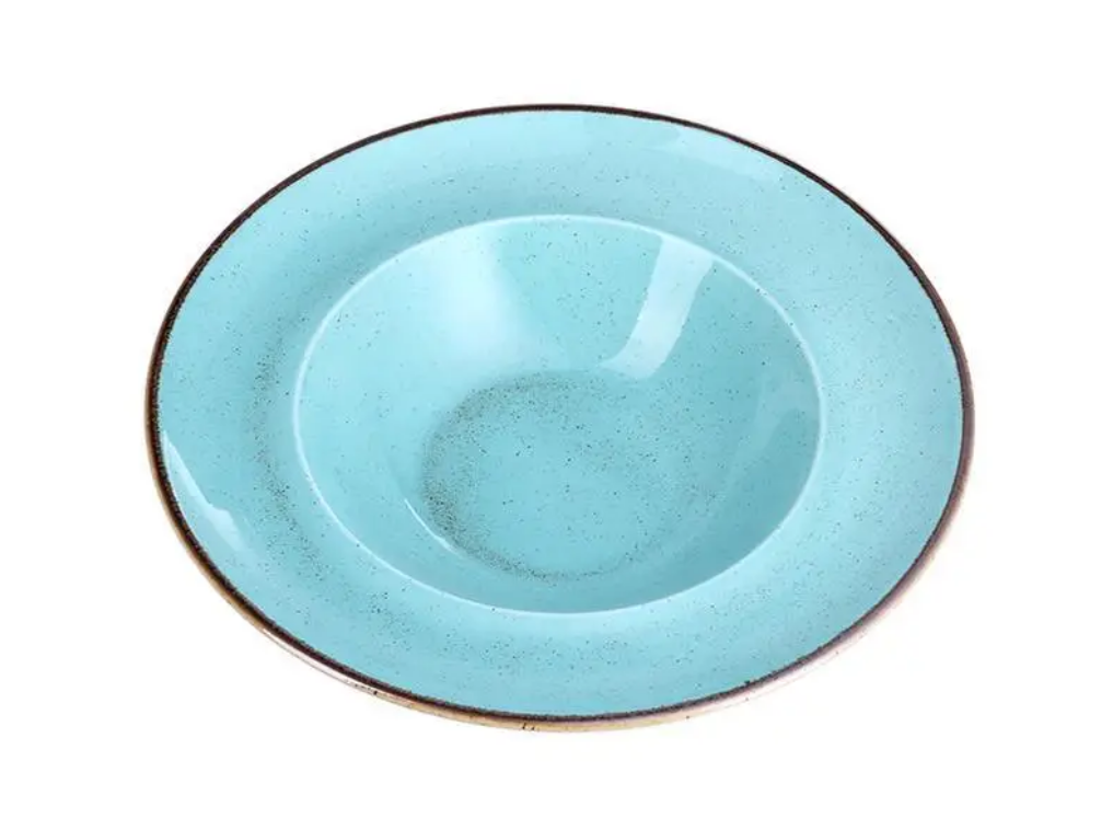 Тарілка Turquoise порцелянова для пасти глибока 260 мм Porland 173925/T