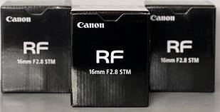 Широковугловий Об'єктив: Canon RF 16 mm. F/2.8 STM (5051C005)