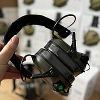 Наушники шумоподавляющие EARMOR M31 с универсальным креплением для шлема, цвет олива