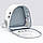 Рюкзак-переноска для кішок і собак 34х31х18 CosmoPet CP-35 White, фото 8