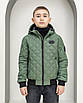 Демісезонна куртка для хлопчиків від виробника 122-158 хакі, фото 9