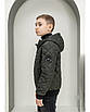 Демісезонна куртка для хлопчиків від виробника 122-158 хакі, фото 2